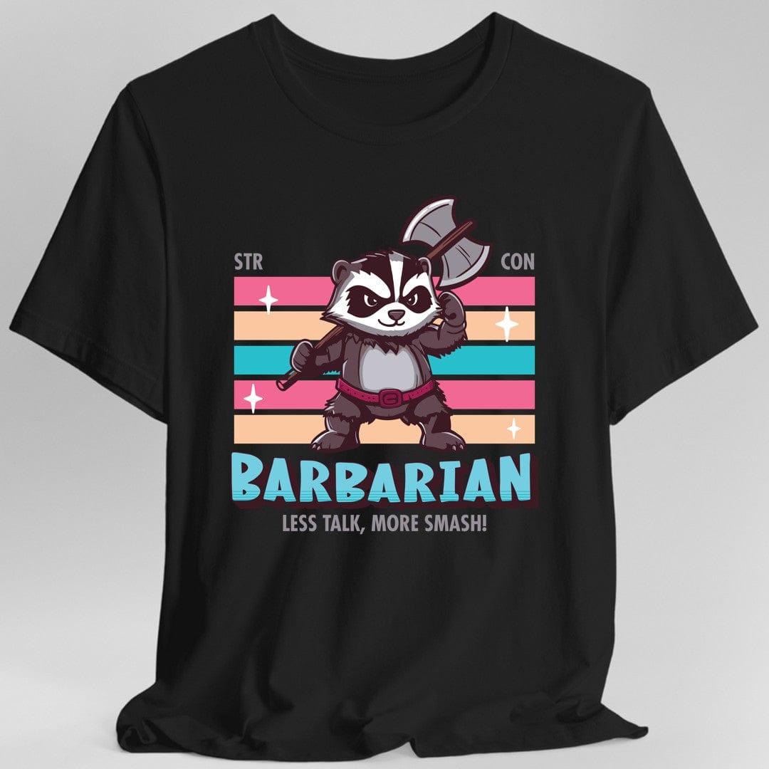 DnD Barbarian Shirt - D&D Kawaii Class T-shirt Sunburst RPG
