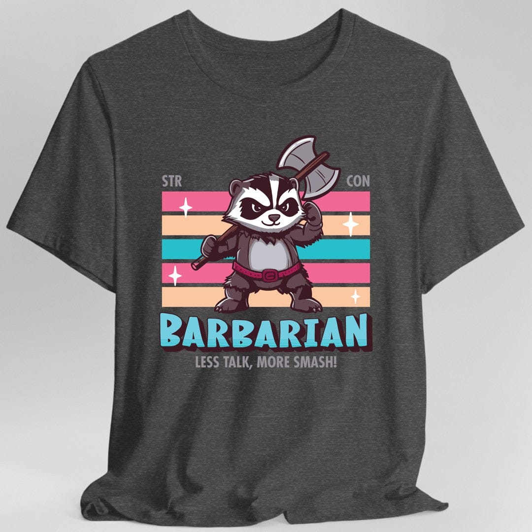 DnD Barbarian Shirt - D&D Kawaii Class T-shirt Sunburst RPG