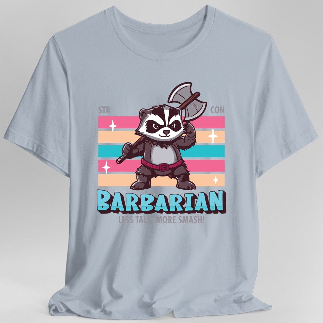 DnD Barbarian Shirt - D&D Kawaii Class T-shirt Sunburst RPG