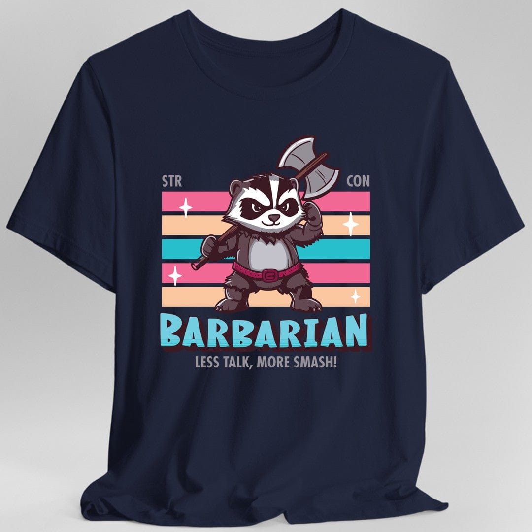 DnD Barbarian Shirt - D&D Kawaii Class T-shirt Sunburst RPG