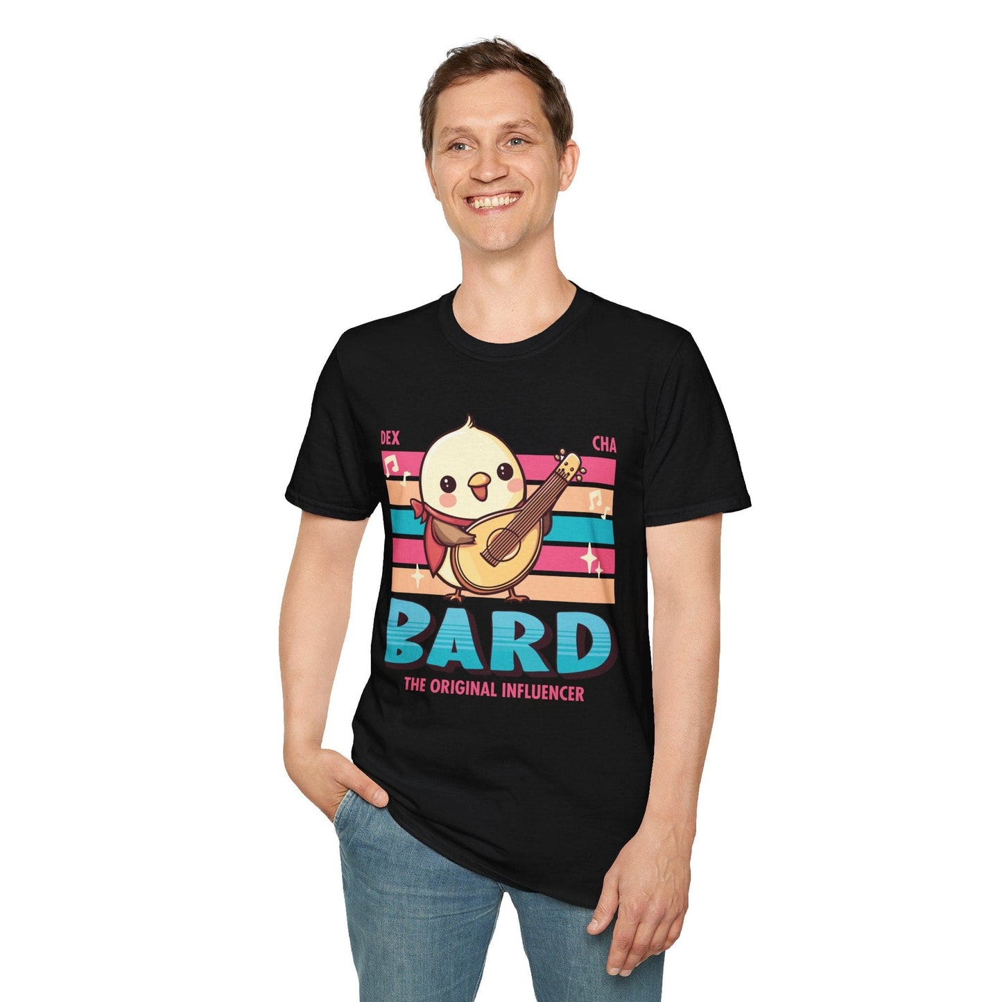 DnD Bard Shirt - D&D Kawaii Class T-shirt Sunburst RPG