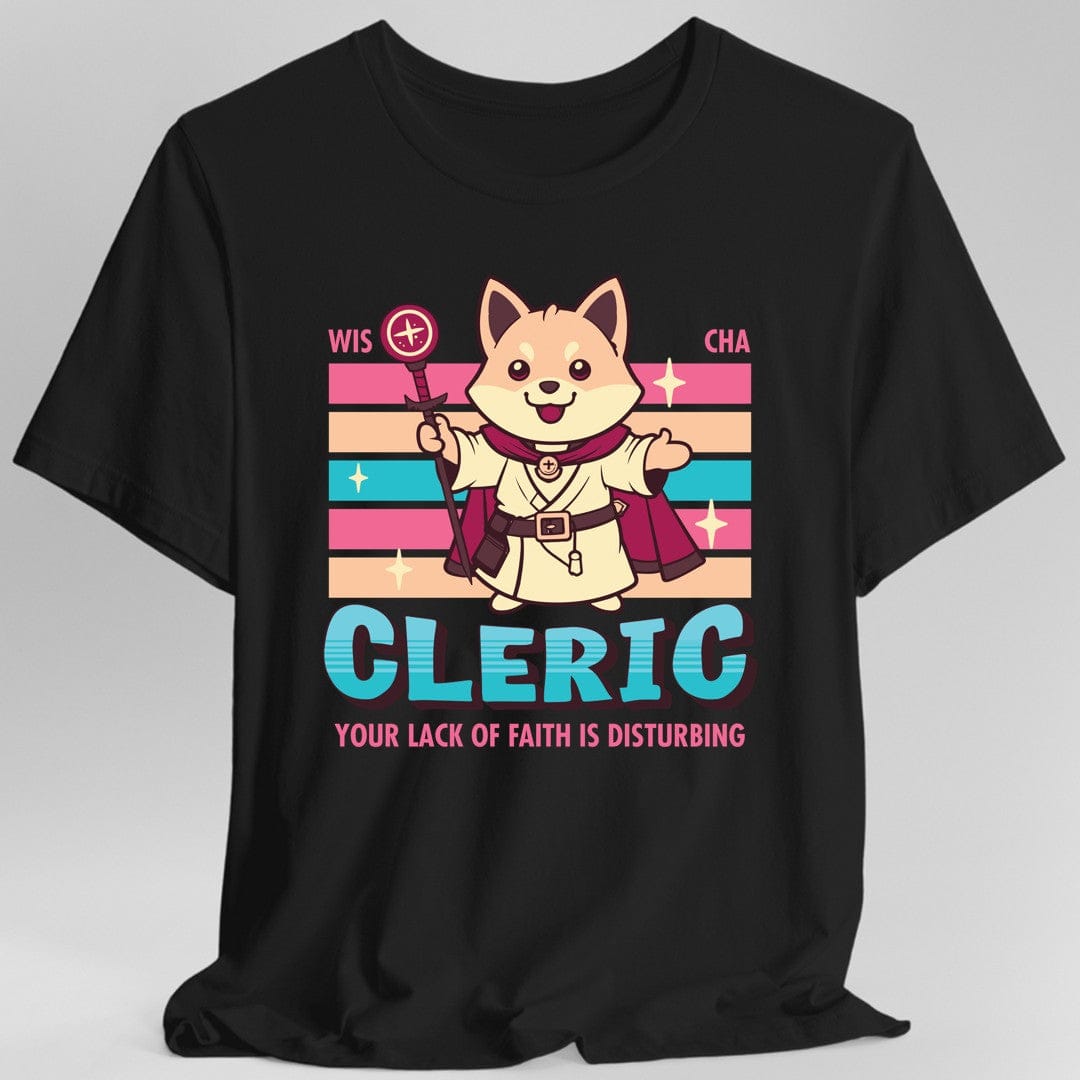 DnD Cleric Shirt - D&D Kawaii Class T-shirt Sunburst RPG