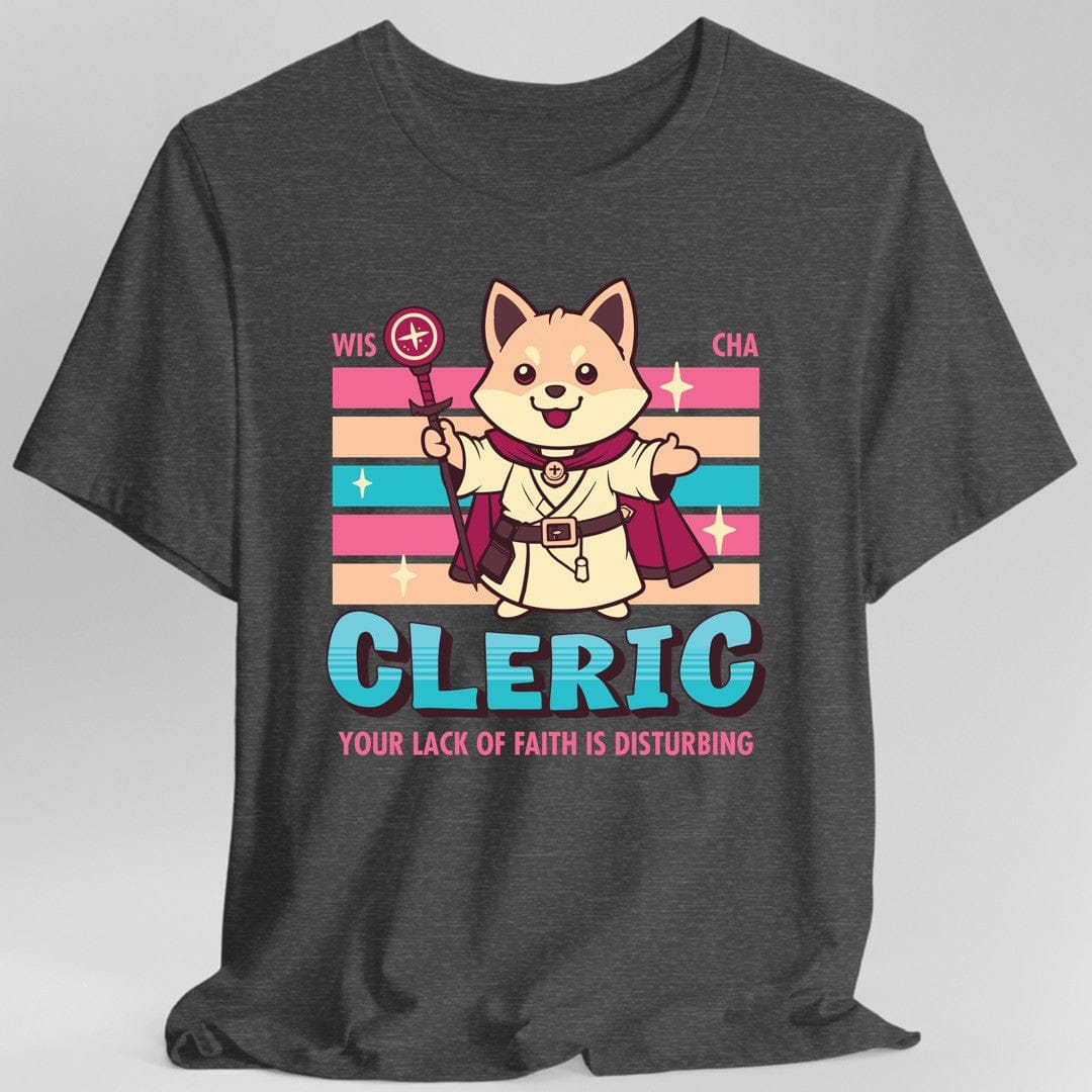 DnD Cleric Shirt - D&D Kawaii Class T-shirt Sunburst RPG