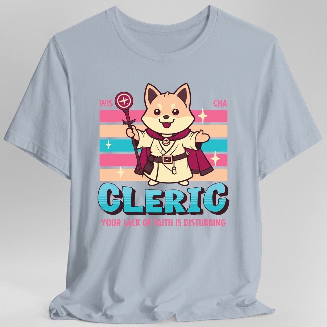 DnD Cleric Shirt - D&D Kawaii Class T-shirt Sunburst RPG