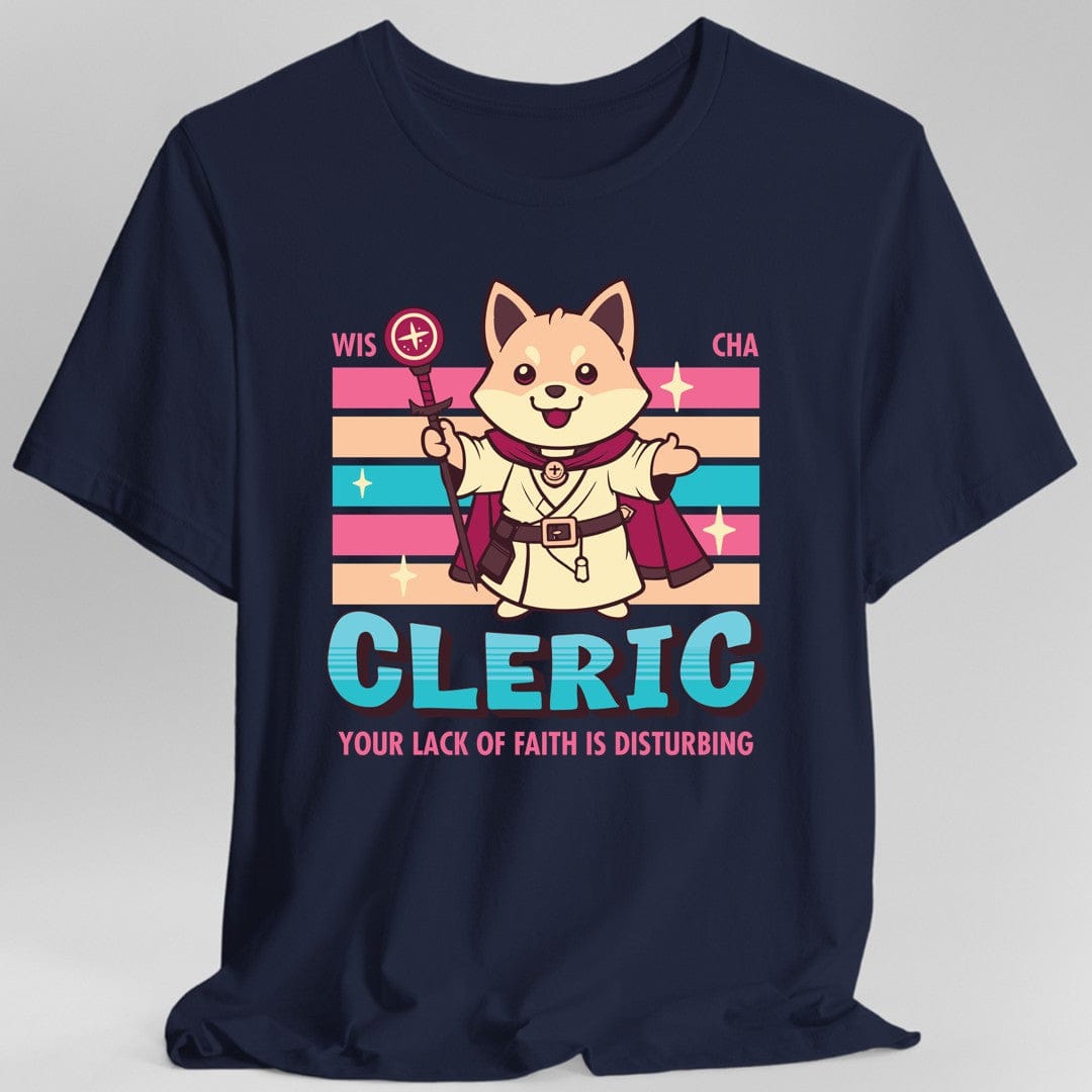 DnD Cleric Shirt - D&D Kawaii Class T-shirt Sunburst RPG