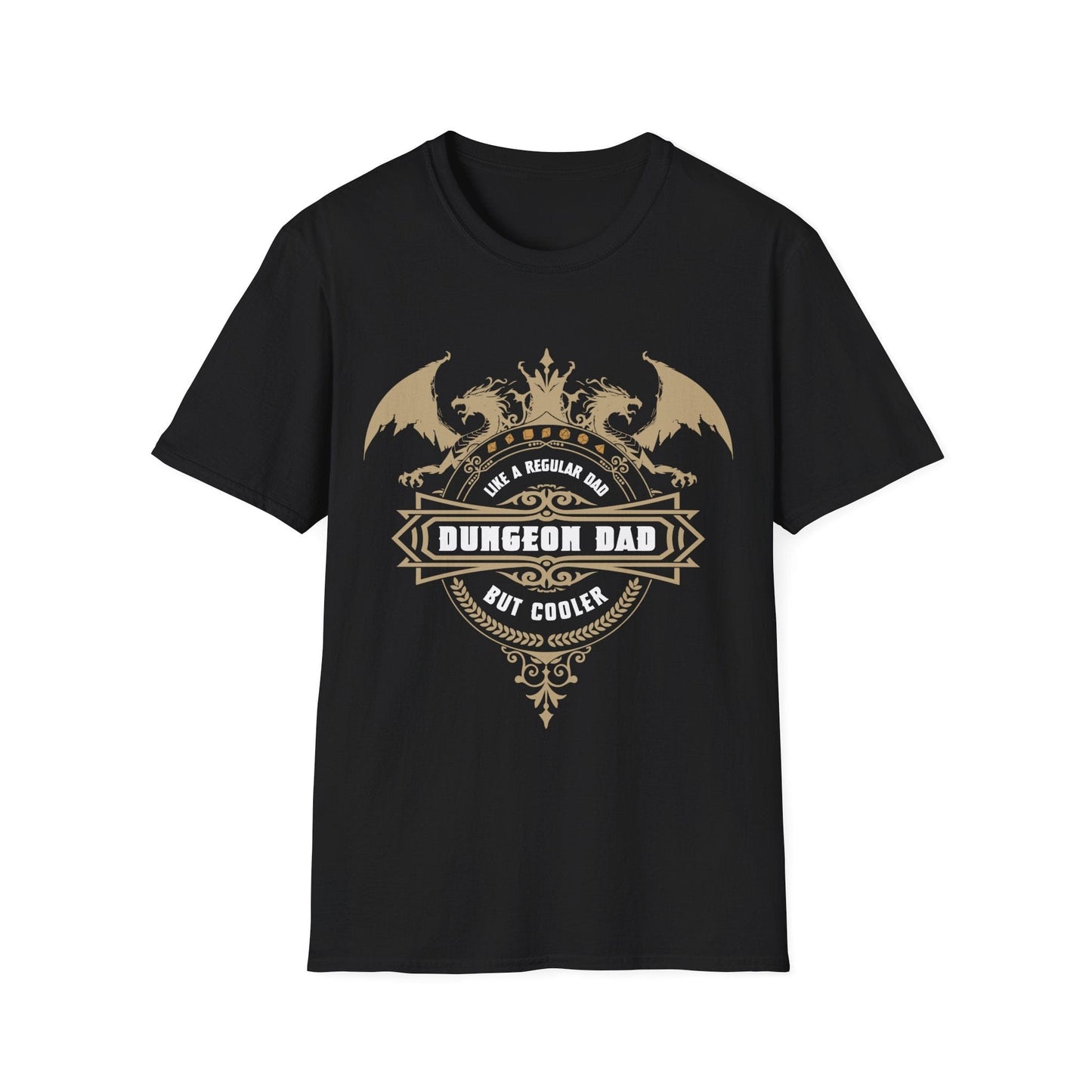 DnD Dad Shirt - Dungeon Dad Sunburst RPG