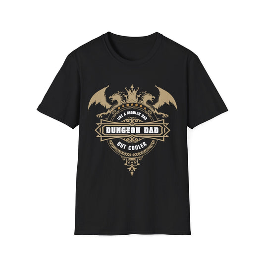 DnD Dad Shirt - Dungeon Dad Sunburst RPG