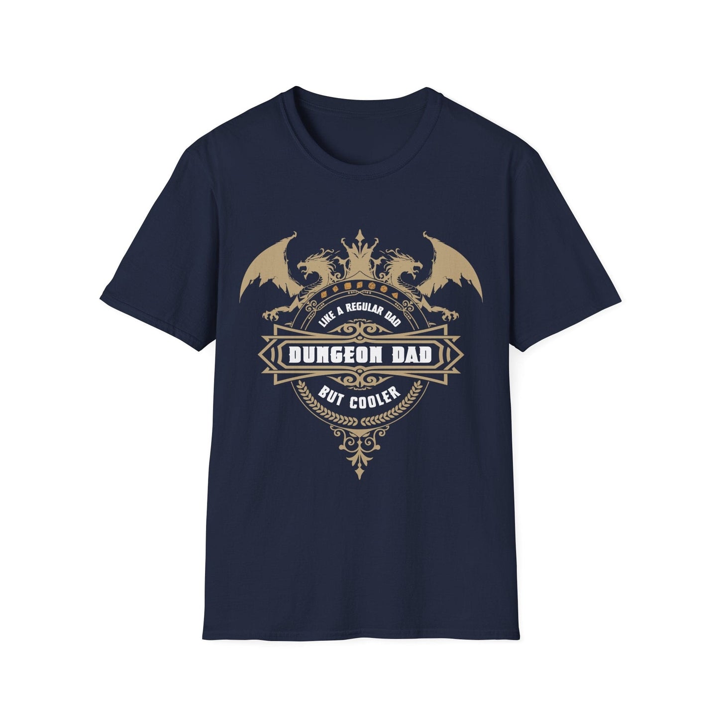 DnD Dad Shirt - Dungeon Dad Sunburst RPG