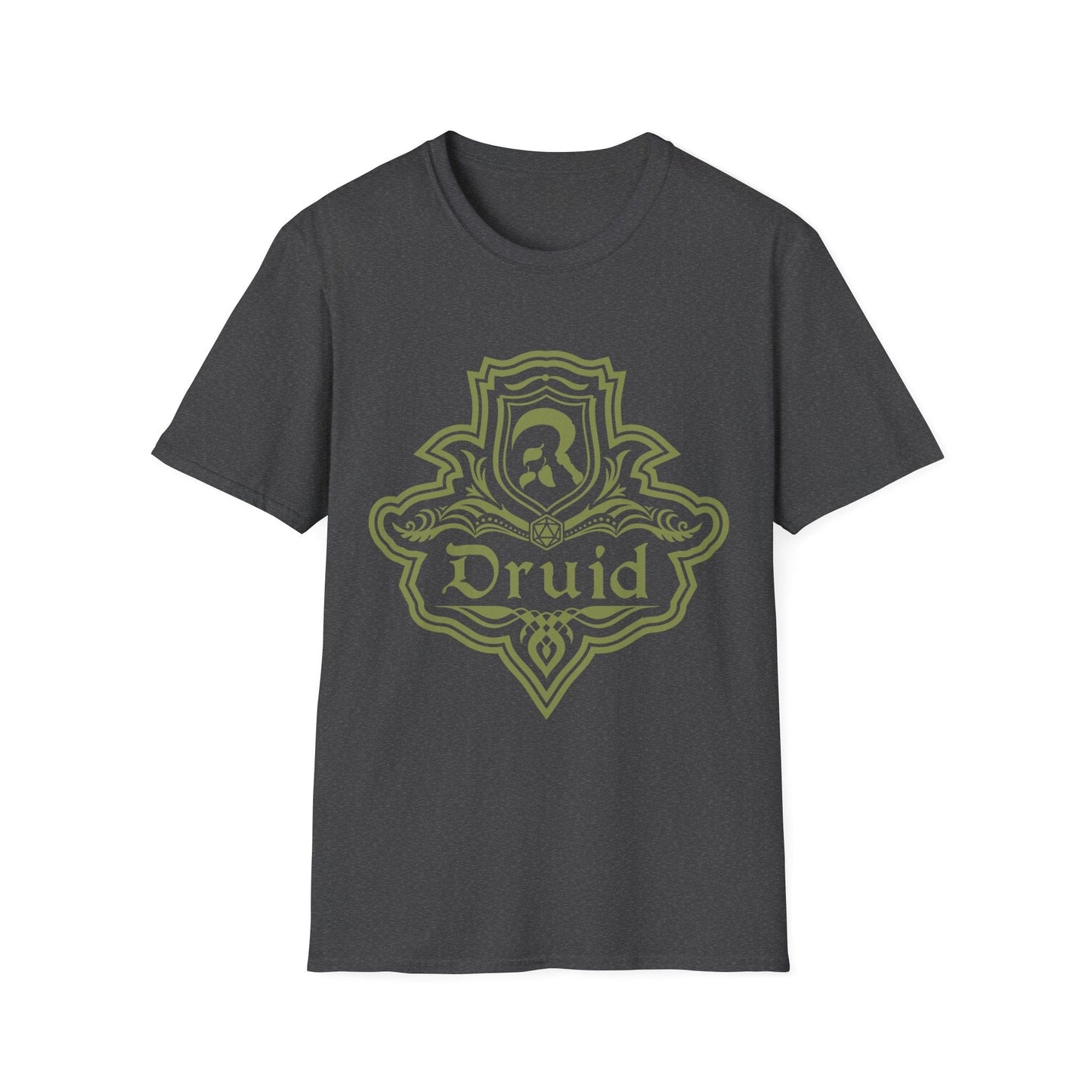 DnD Druid Class Emblem T-Shirt Sunburst RPG