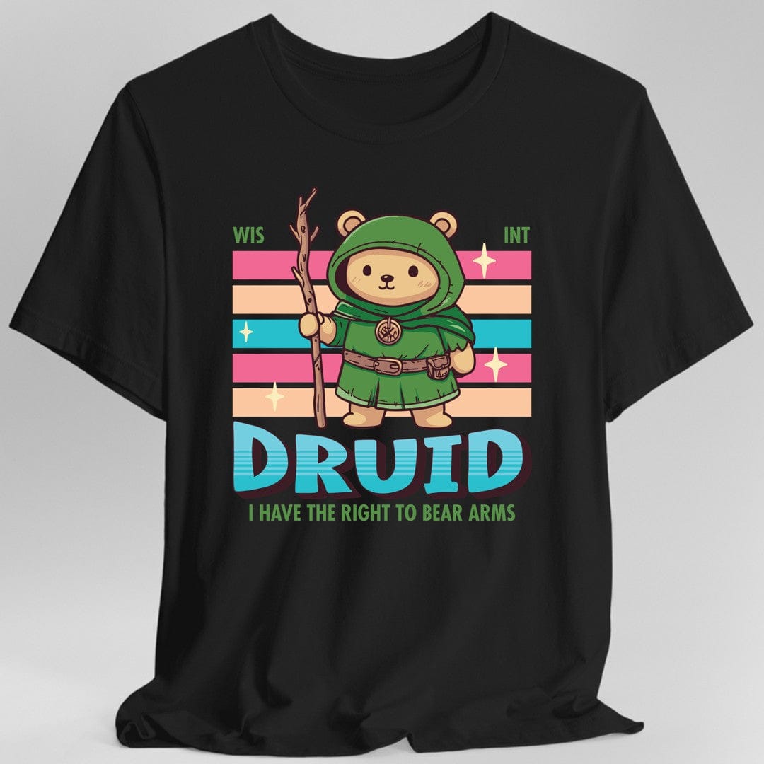 DnD Druid Shirt - D&D Kawaii Class T-shirt Sunburst RPG