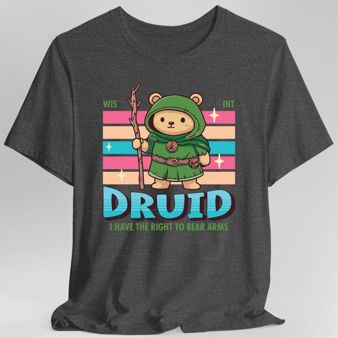 DnD Druid Shirt - D&D Kawaii Class T-shirt Sunburst RPG