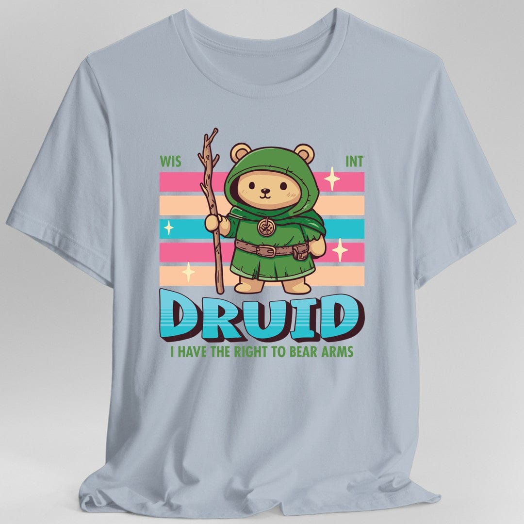 DnD Druid Shirt - D&D Kawaii Class T-shirt Sunburst RPG