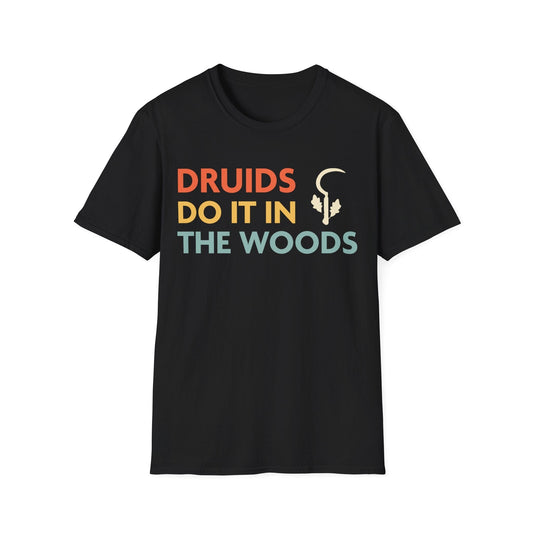 DnD Druids Do It In The Woods Shirt Sunburst RPG