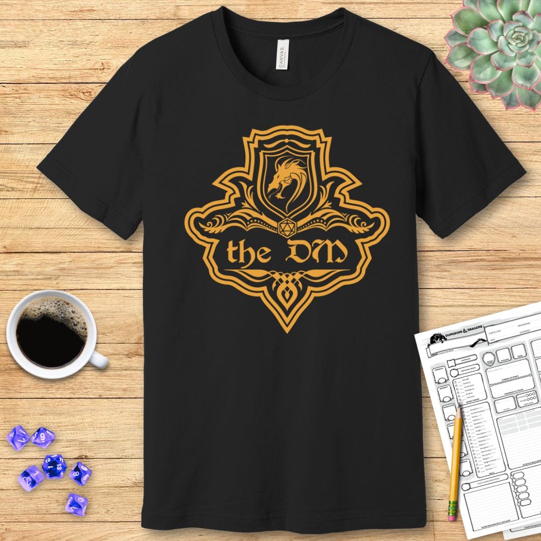 DnD Dungeon Master Emblem T-Shirt Sunburst RPG