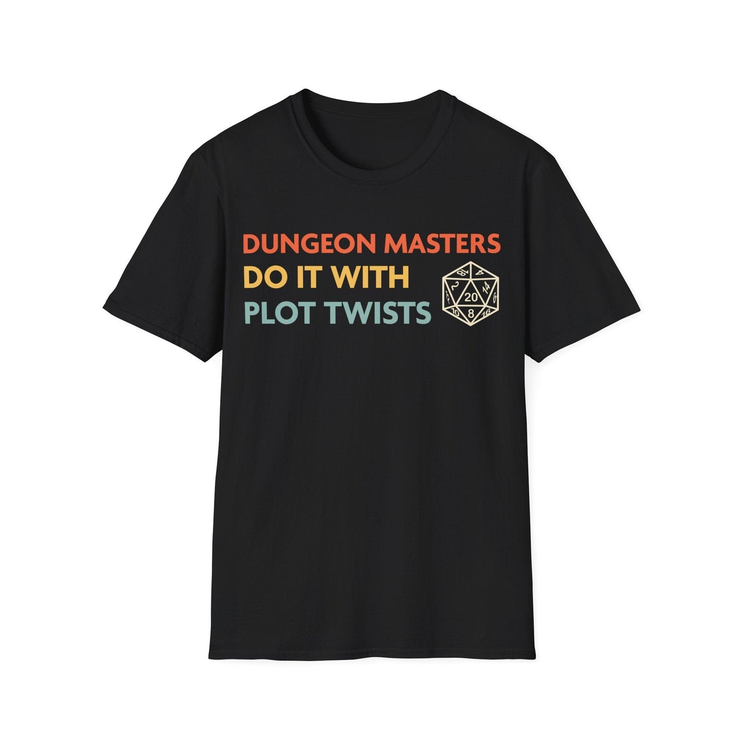 DnD Dungeon Masters Do It With Plot Twists Shirt Sunburst RPG