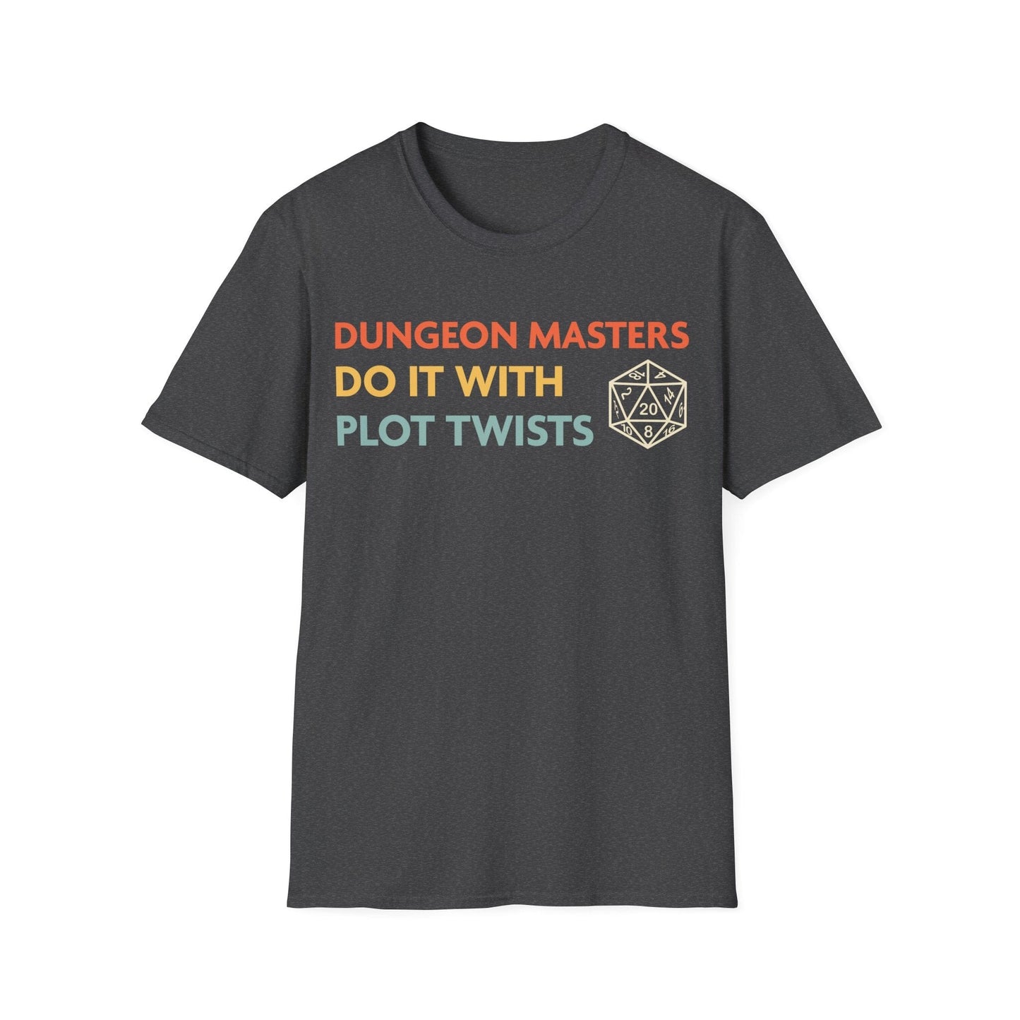 DnD Dungeon Masters Do It With Plot Twists Shirt Sunburst RPG