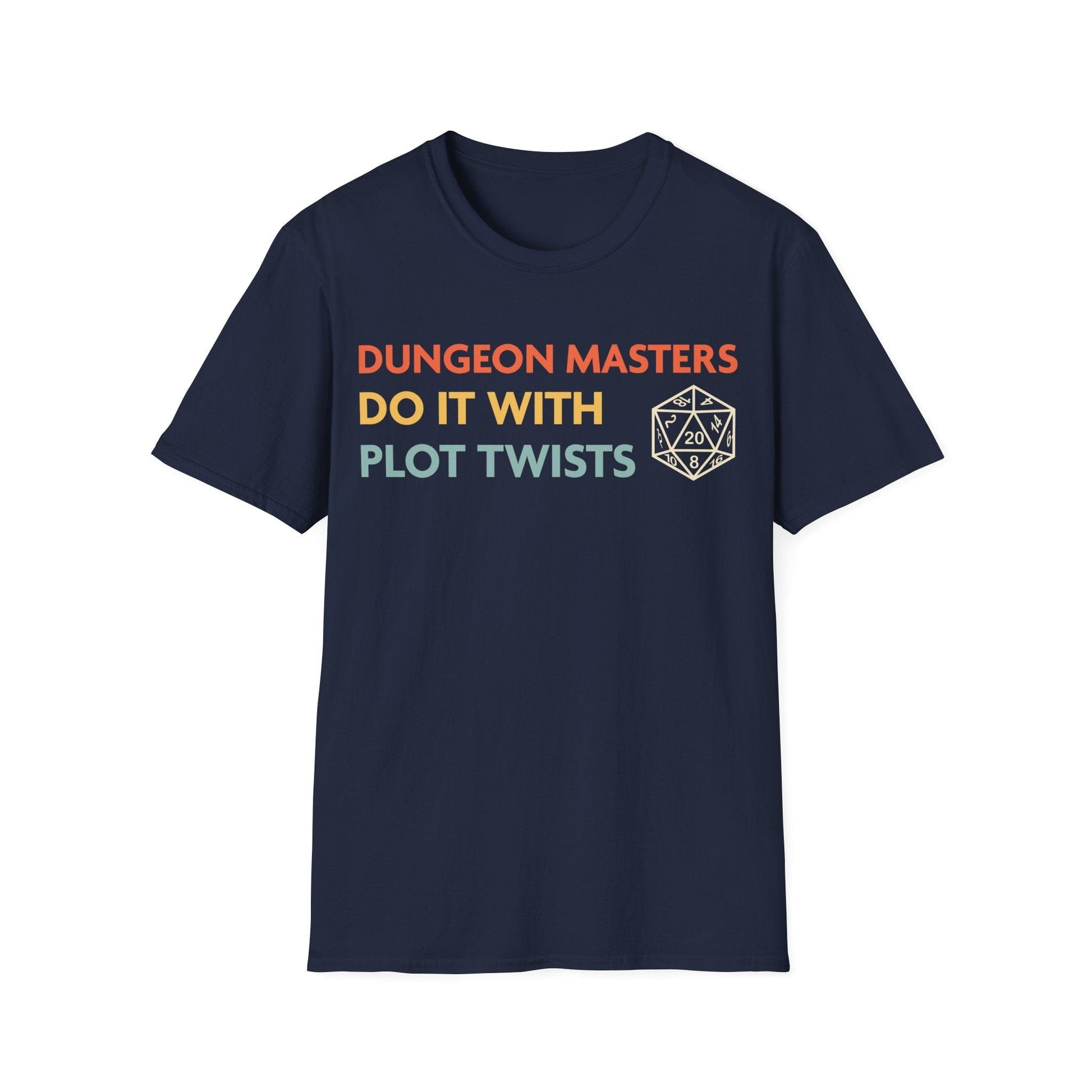 DnD Dungeon Masters Do It With Plot Twists Shirt Sunburst RPG