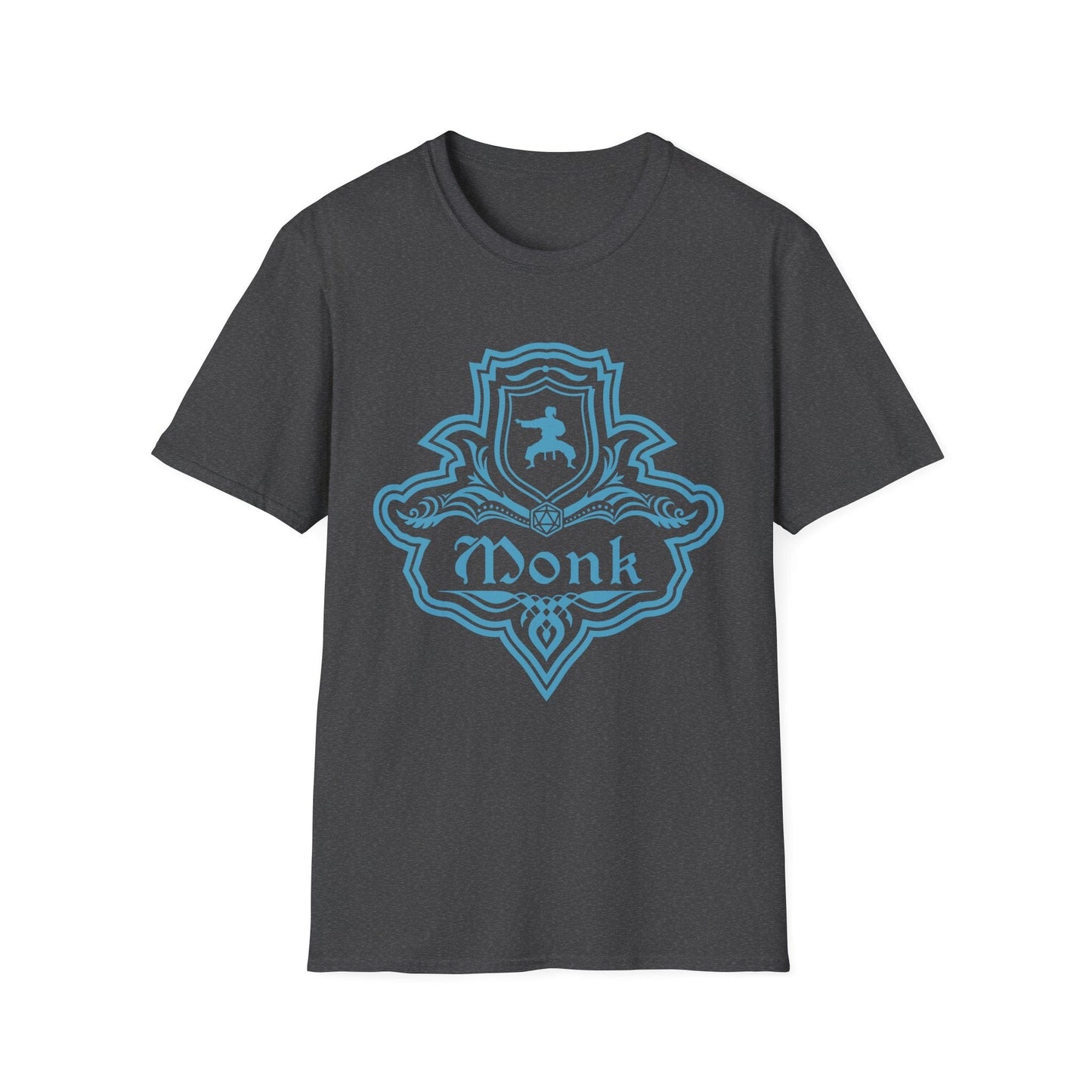 DnD Monk Class Emblem T-Shirt Sunburst RPG