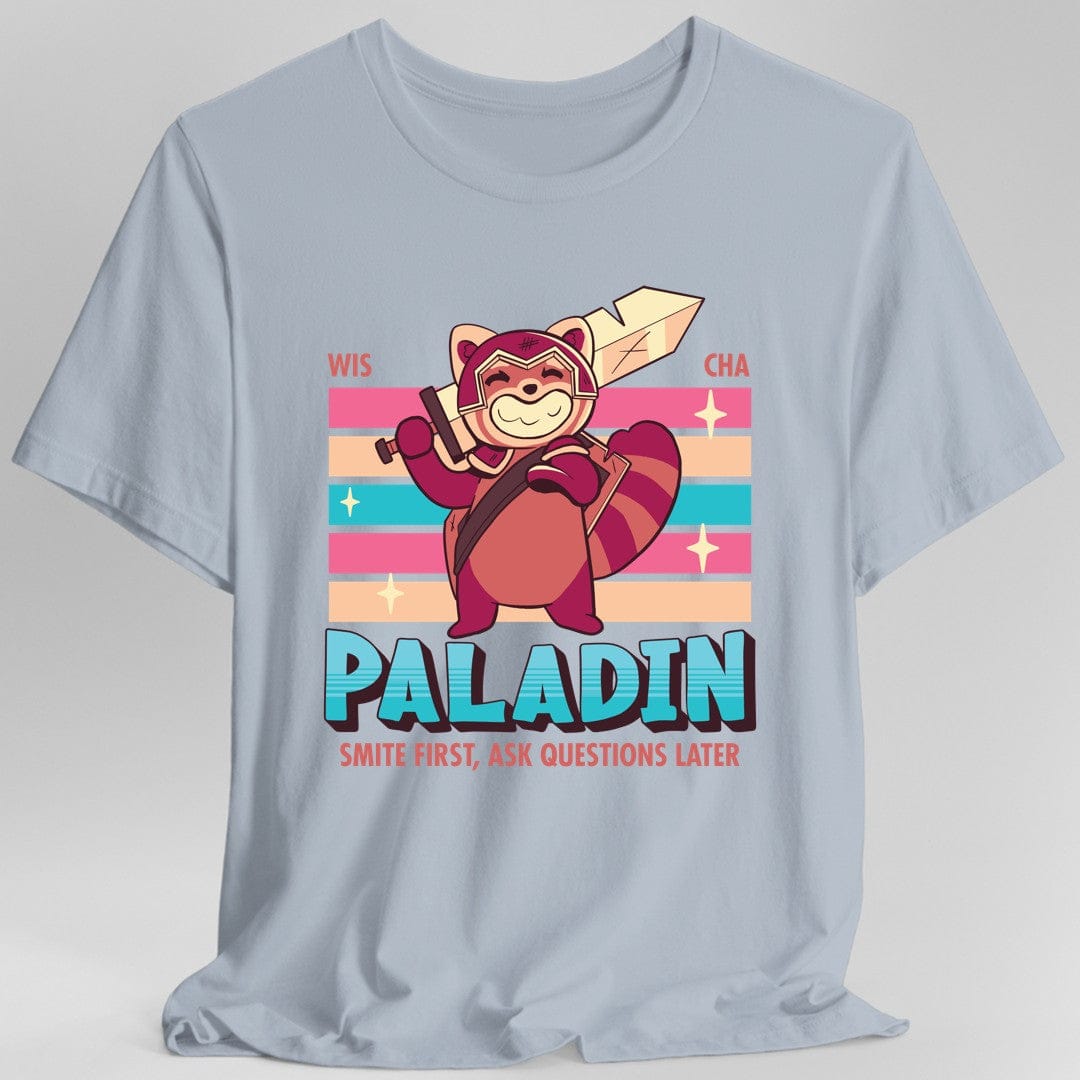 DnD Paladin Shirt - D&D Kawaii Class T-shirt Sunburst RPG
