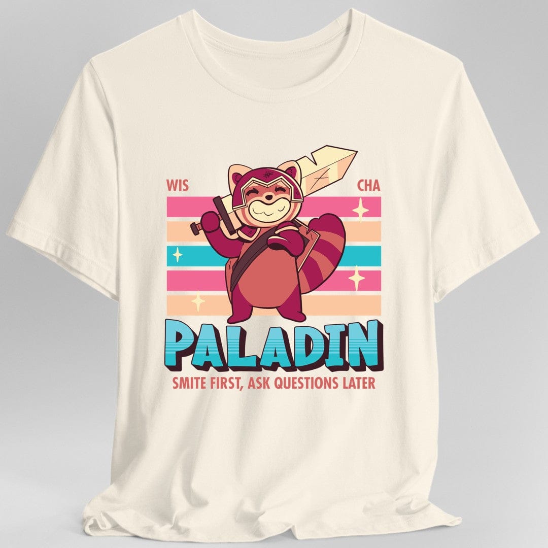 DnD Paladin Shirt - D&D Kawaii Class T-shirt Sunburst RPG