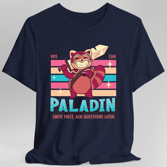 DnD Paladin Shirt - D&D Kawaii Class T-shirt Sunburst RPG