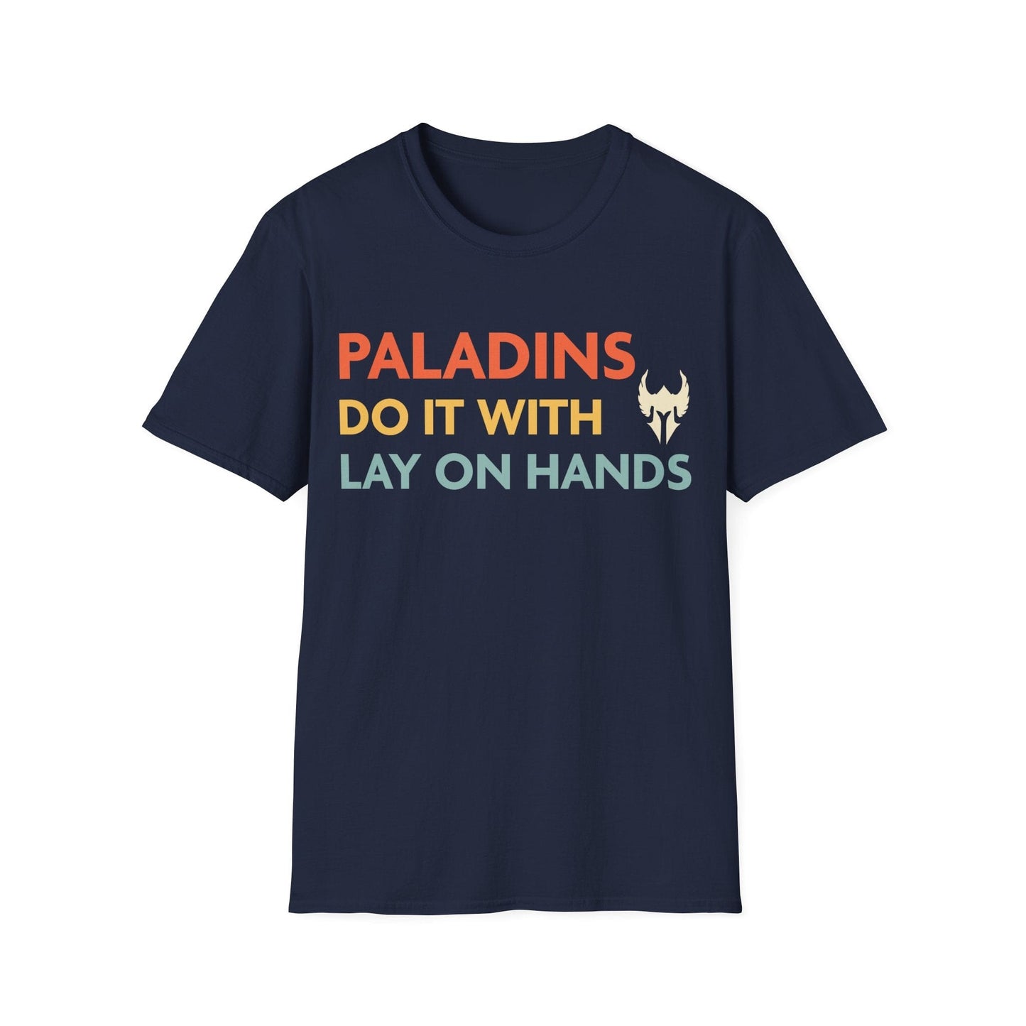 DnD Paladins Do It With Lay On Hands Shirt Sunburst RPG