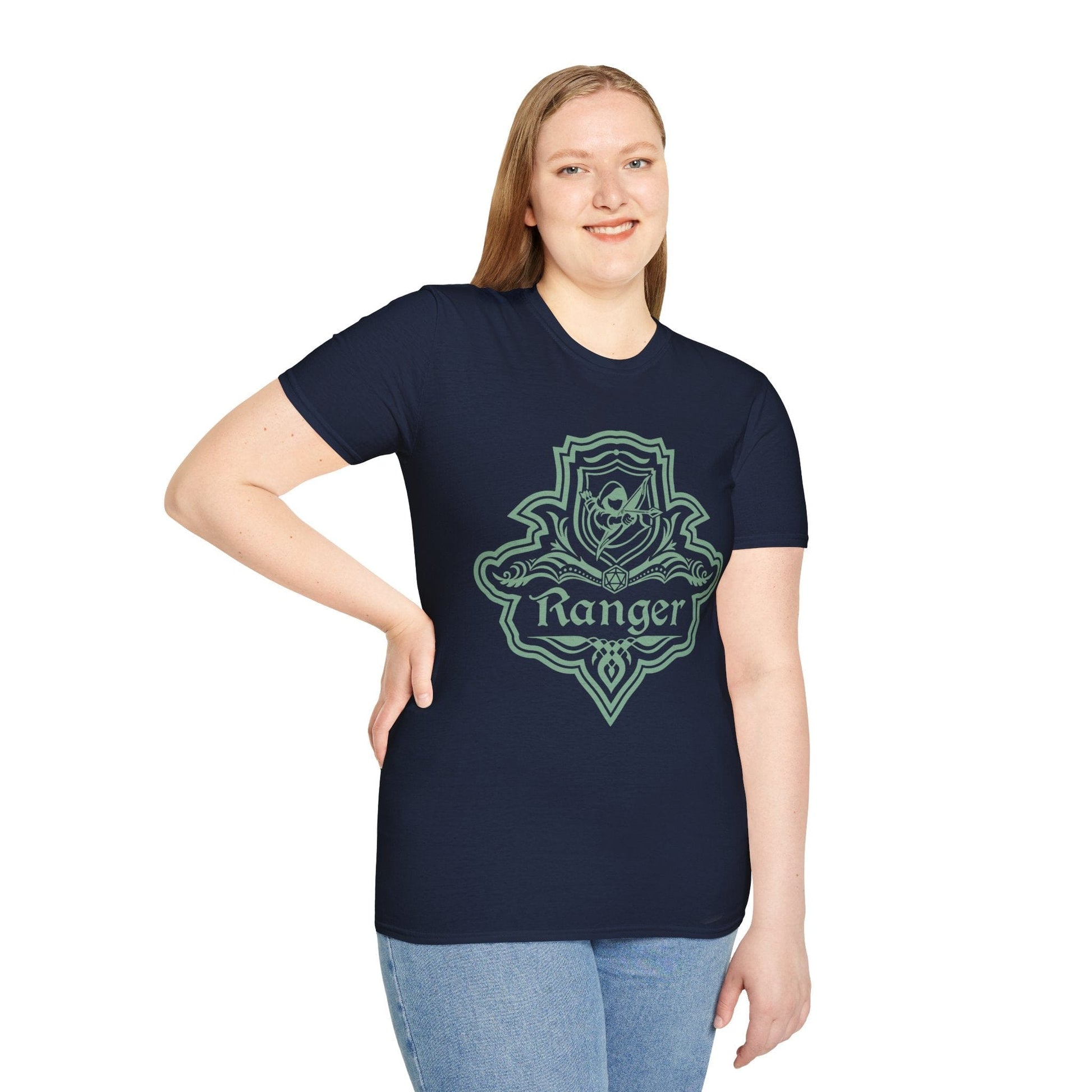 DnD Ranger Class Emblem T-Shirt Sunburst RPG