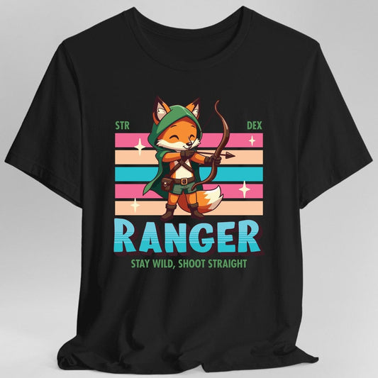 DnD Ranger Shirt - D&D Kawaii Class T-shirt Sunburst RPG