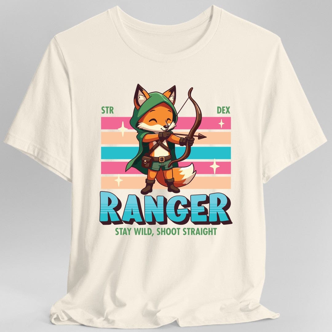 DnD Ranger Shirt - D&D Kawaii Class T-shirt Sunburst RPG