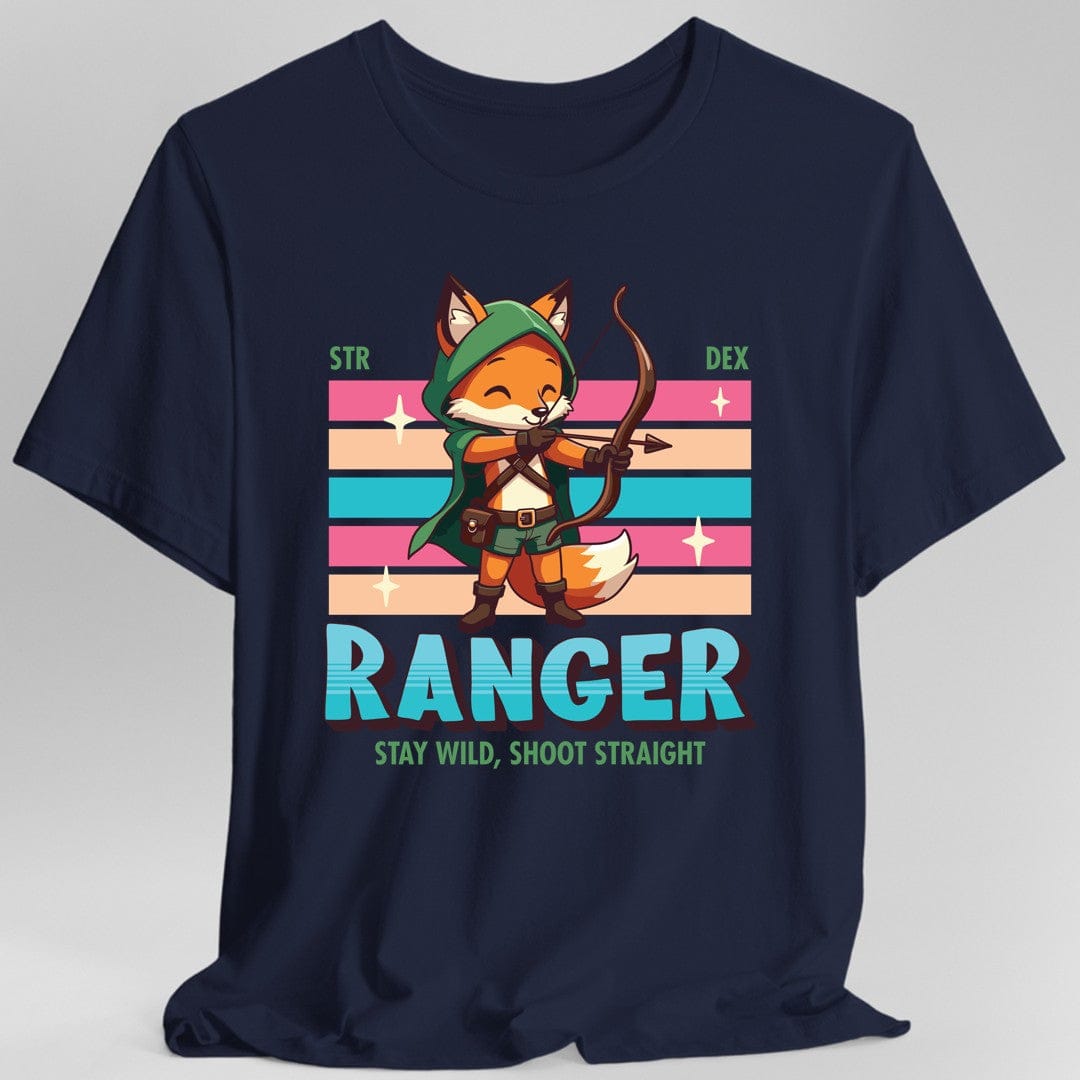 DnD Ranger Shirt - D&D Kawaii Class T-shirt Sunburst RPG
