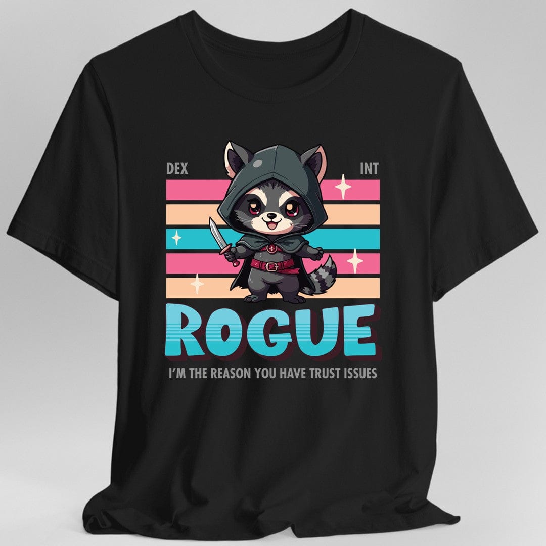 DnD Rogue Shirt - D&D Kawaii Class T-shirt Sunburst RPG