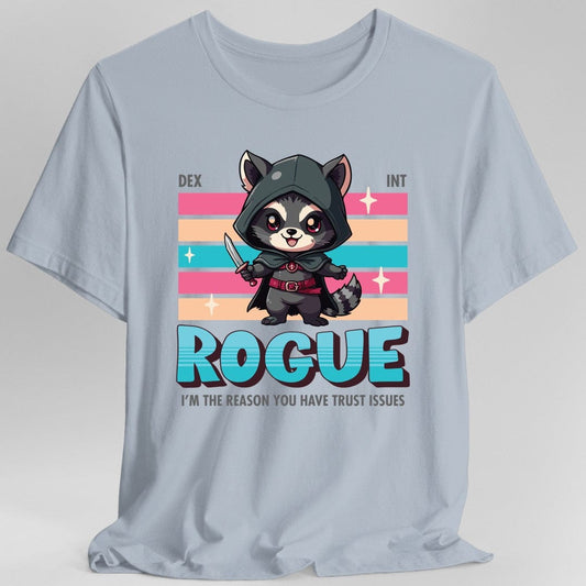 DnD Rogue Shirt - D&D Kawaii Class T-shirt Sunburst RPG