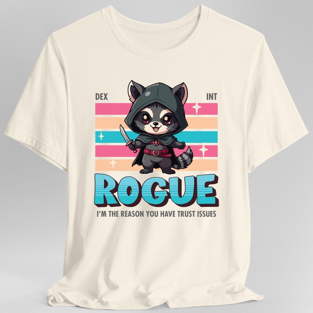DnD Rogue Shirt - D&D Kawaii Class T-shirt Sunburst RPG