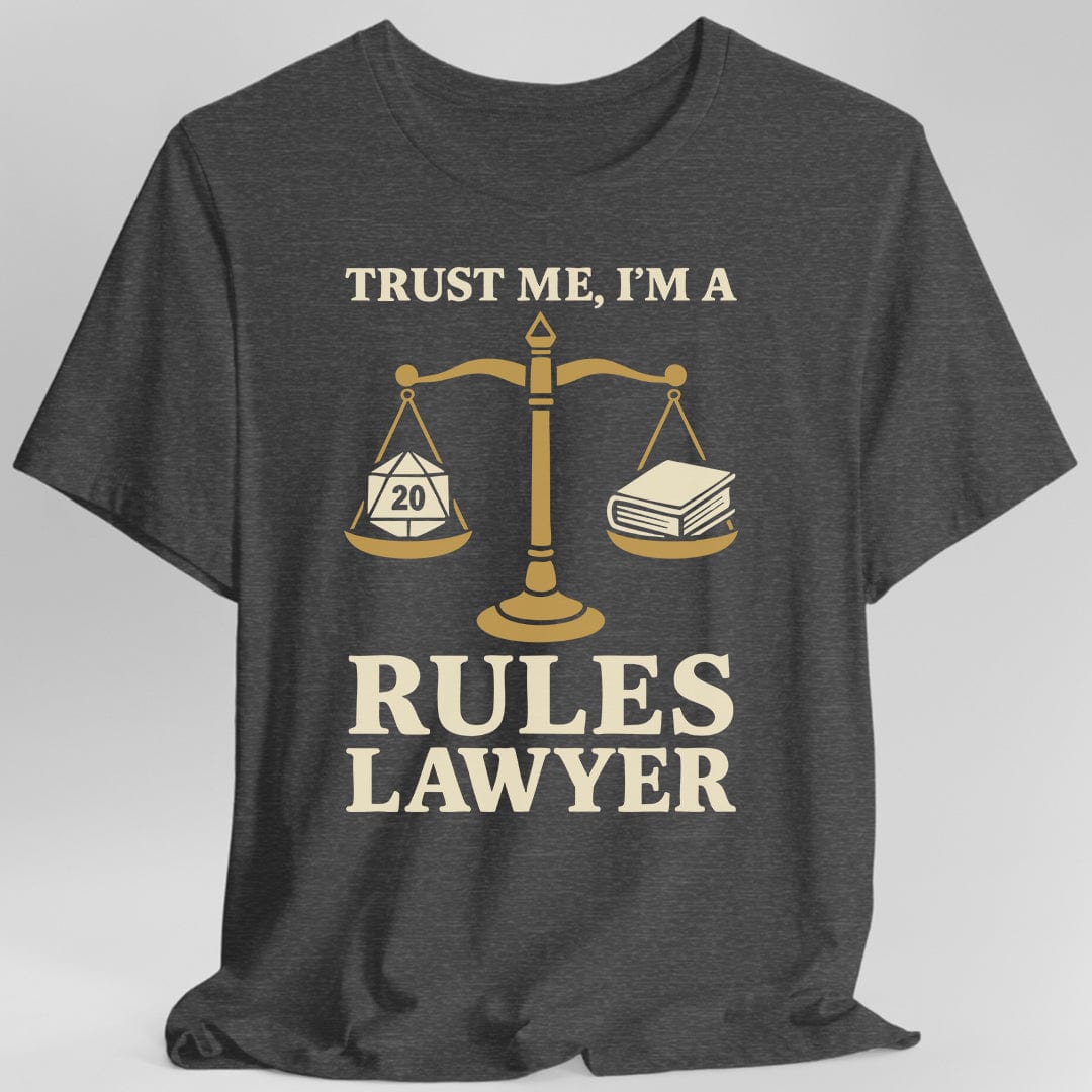 DnD Rules Lawyer Shirt Sunburst RPG