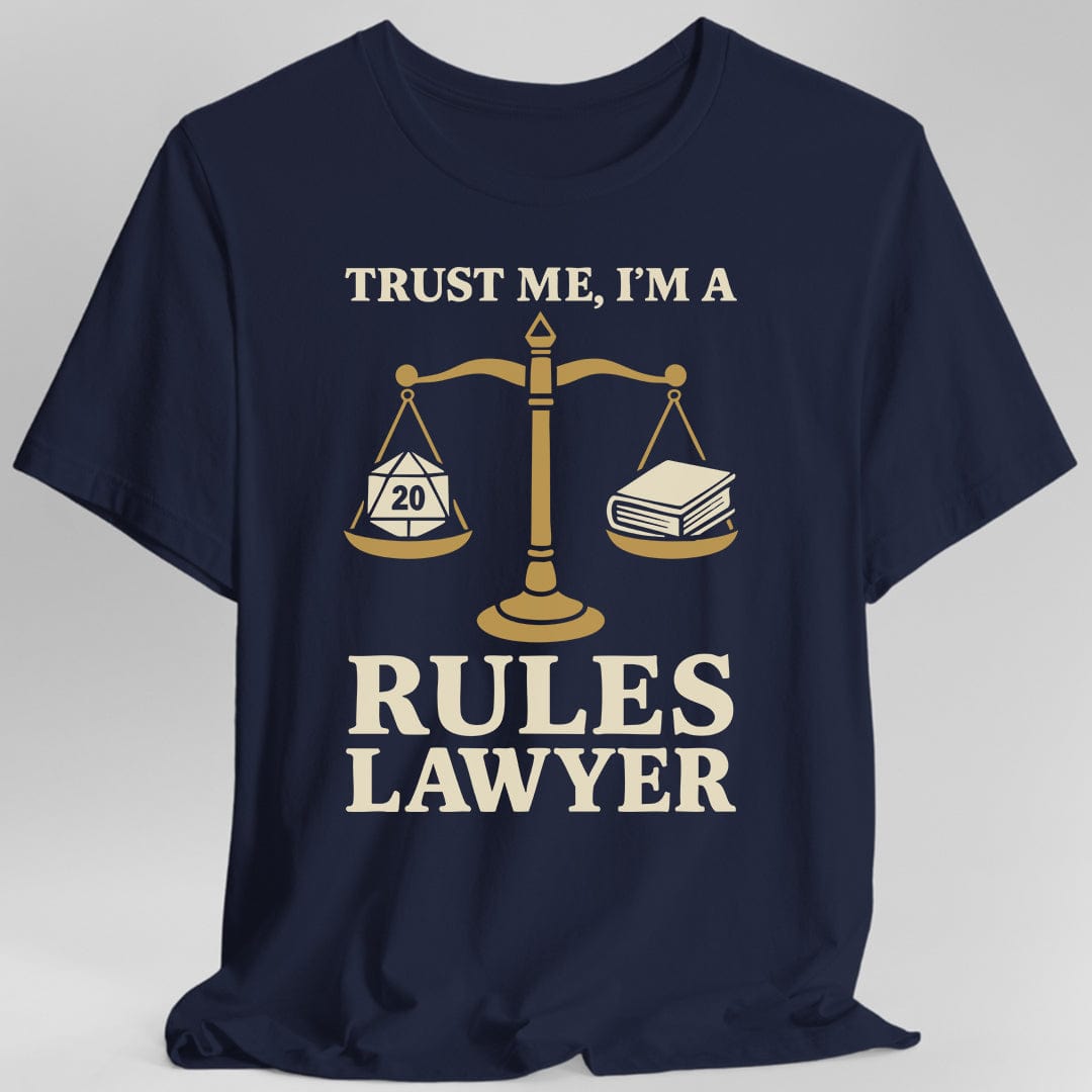 DnD Rules Lawyer Shirt Sunburst RPG