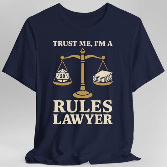 DnD Rules Lawyer Shirt Sunburst RPG