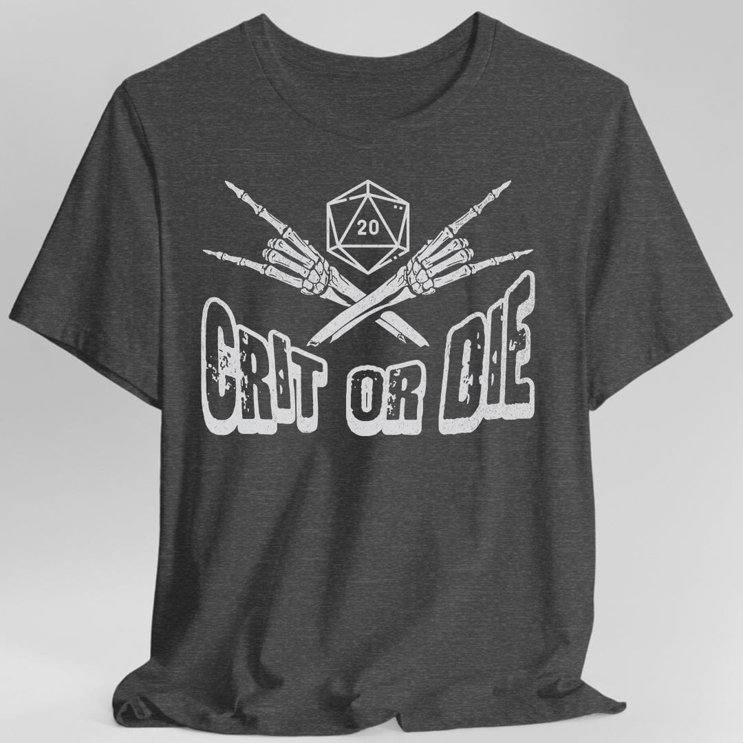 DnD Shirt - Crit or Die Sunburst RPG