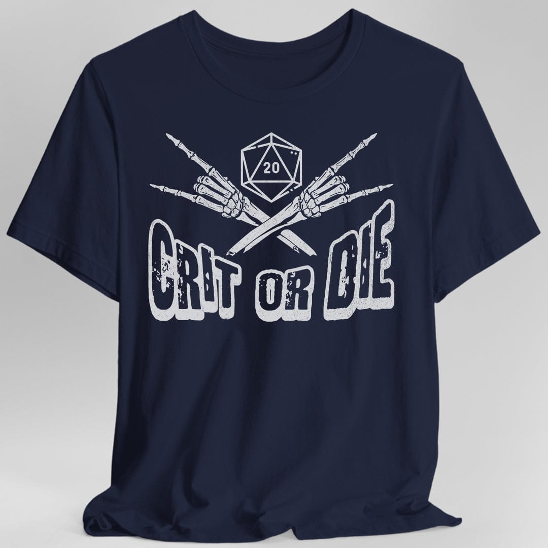 DnD Shirt - Crit or Die Sunburst RPG