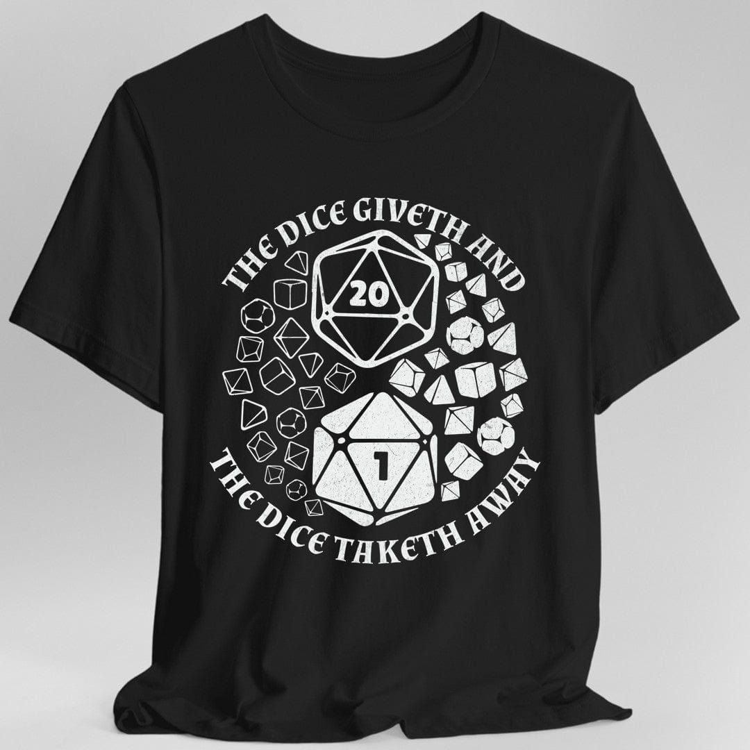 DnD Shirt - Yin Yang Dice Sunburst RPG