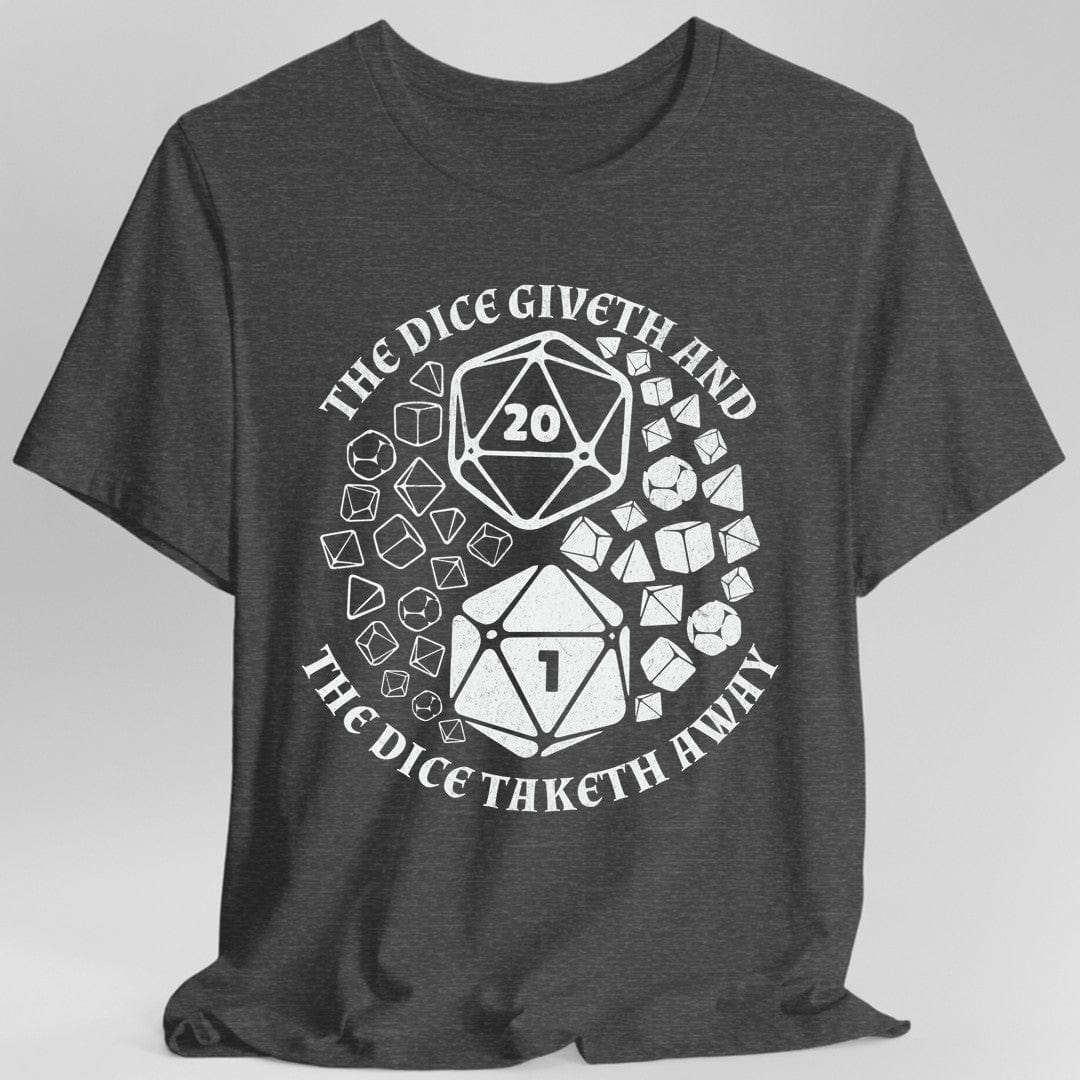 DnD Shirt - Yin Yang Dice Sunburst RPG