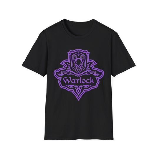 DnD Warlock Class Emblem T-Shirt Sunburst RPG