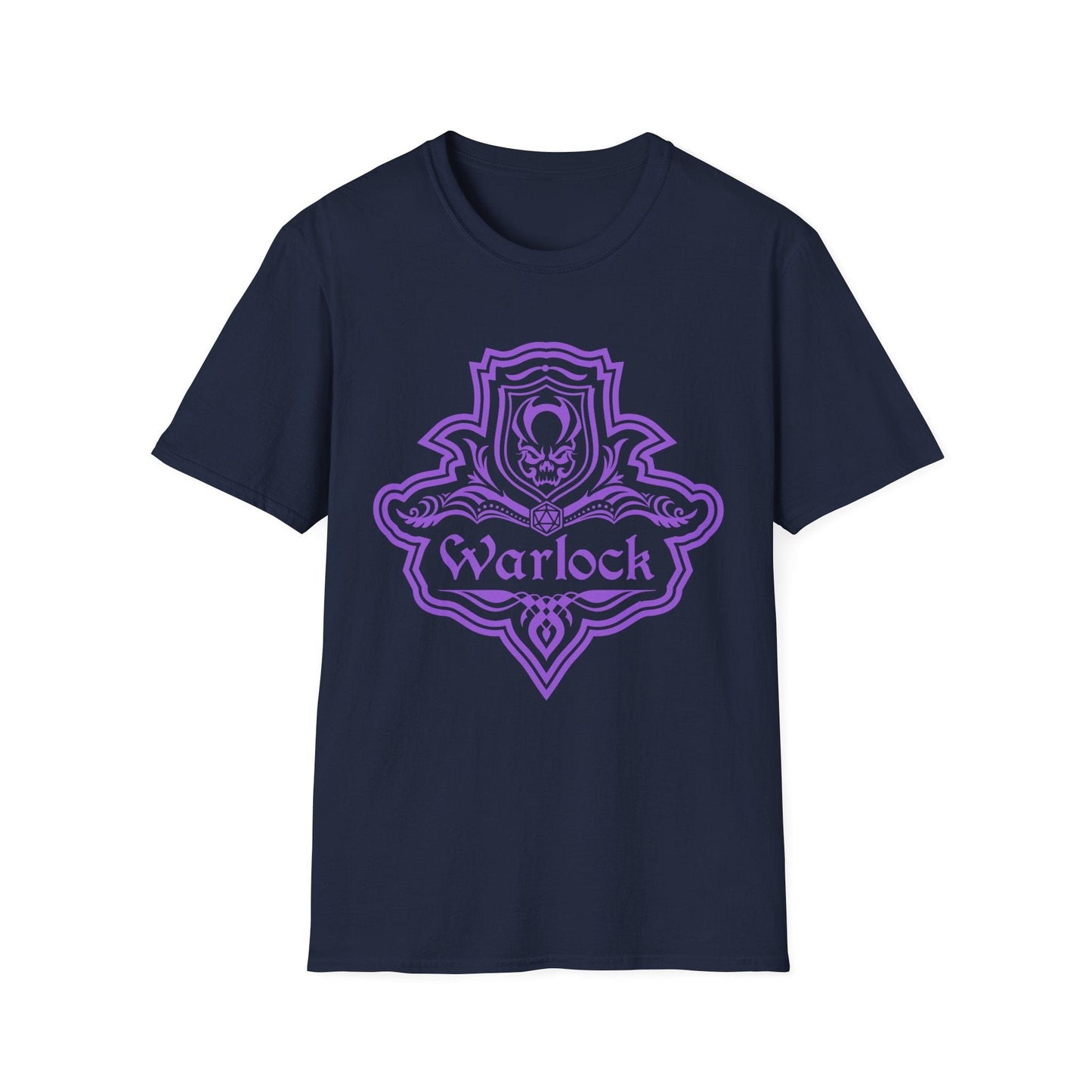 DnD Warlock Class Emblem T-Shirt Sunburst RPG