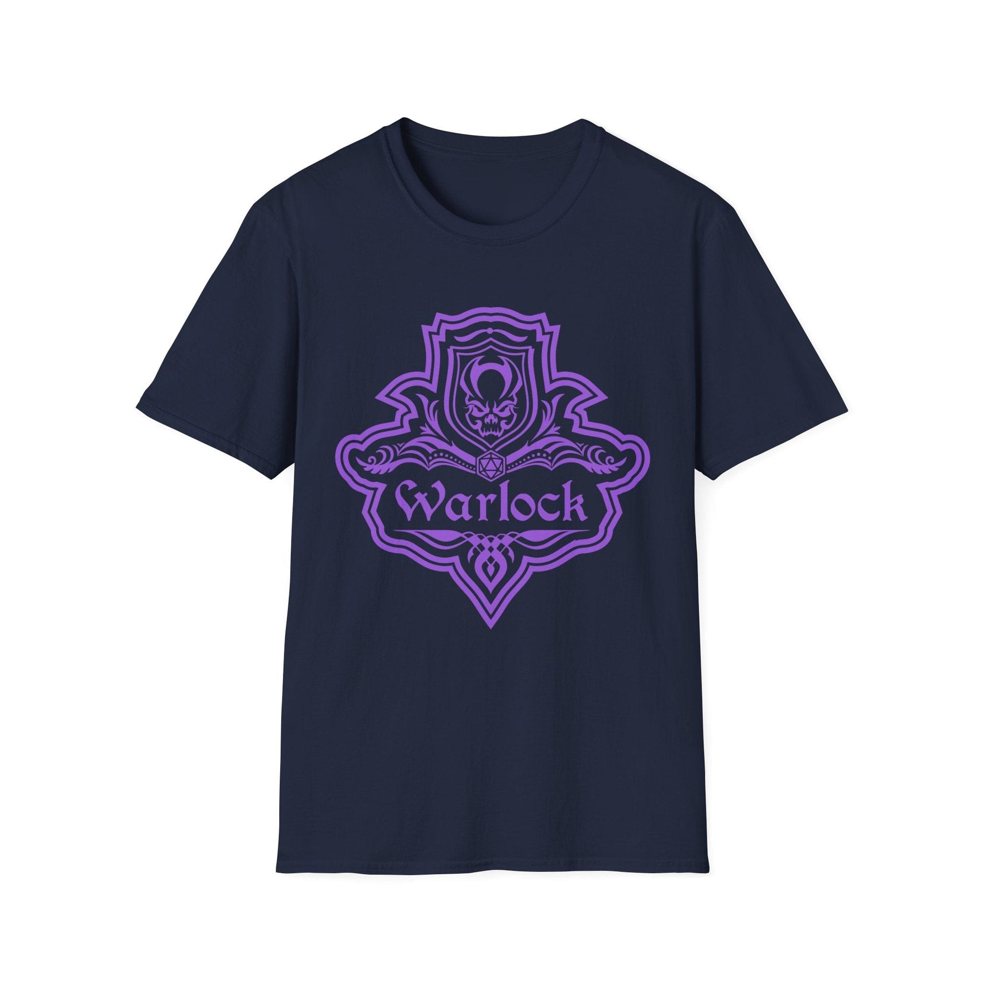 DnD Warlock Class Emblem T-Shirt Sunburst RPG