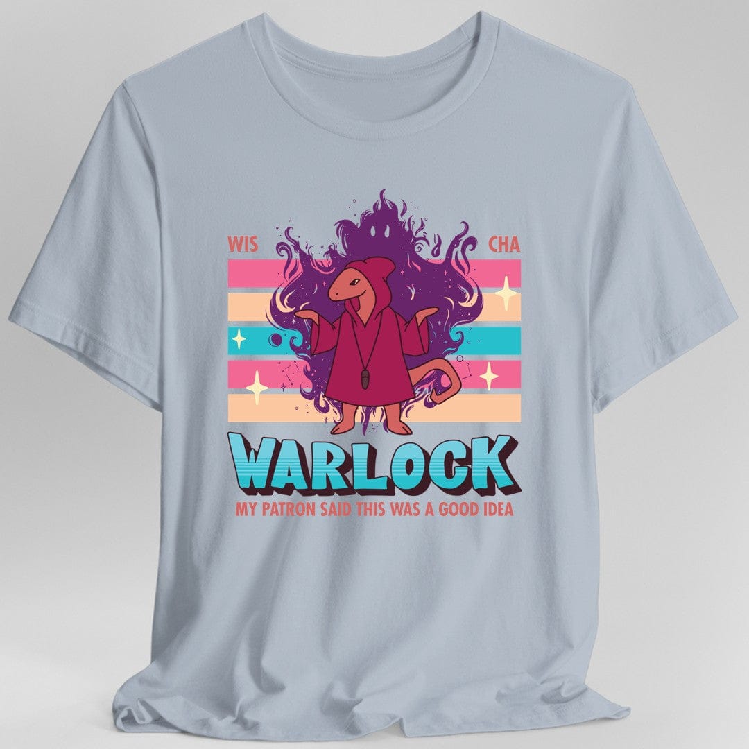 DnD Warlock Shirt - D&D Kawaii Class T-shirt Sunburst RPG