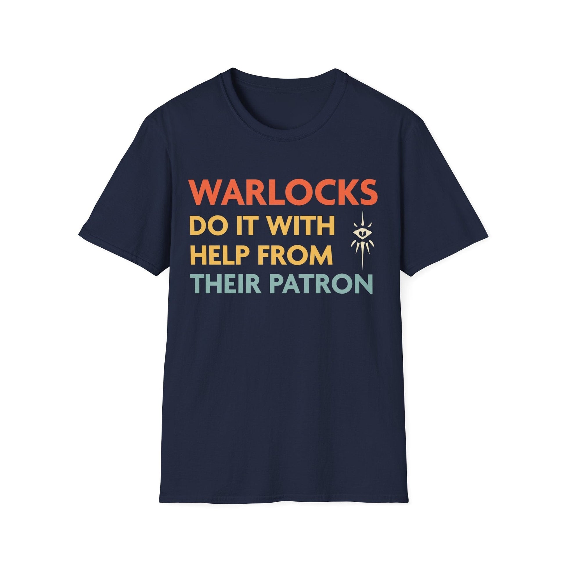 DnD Warlocks Do It Help From Their Patron Shirt Sunburst RPG