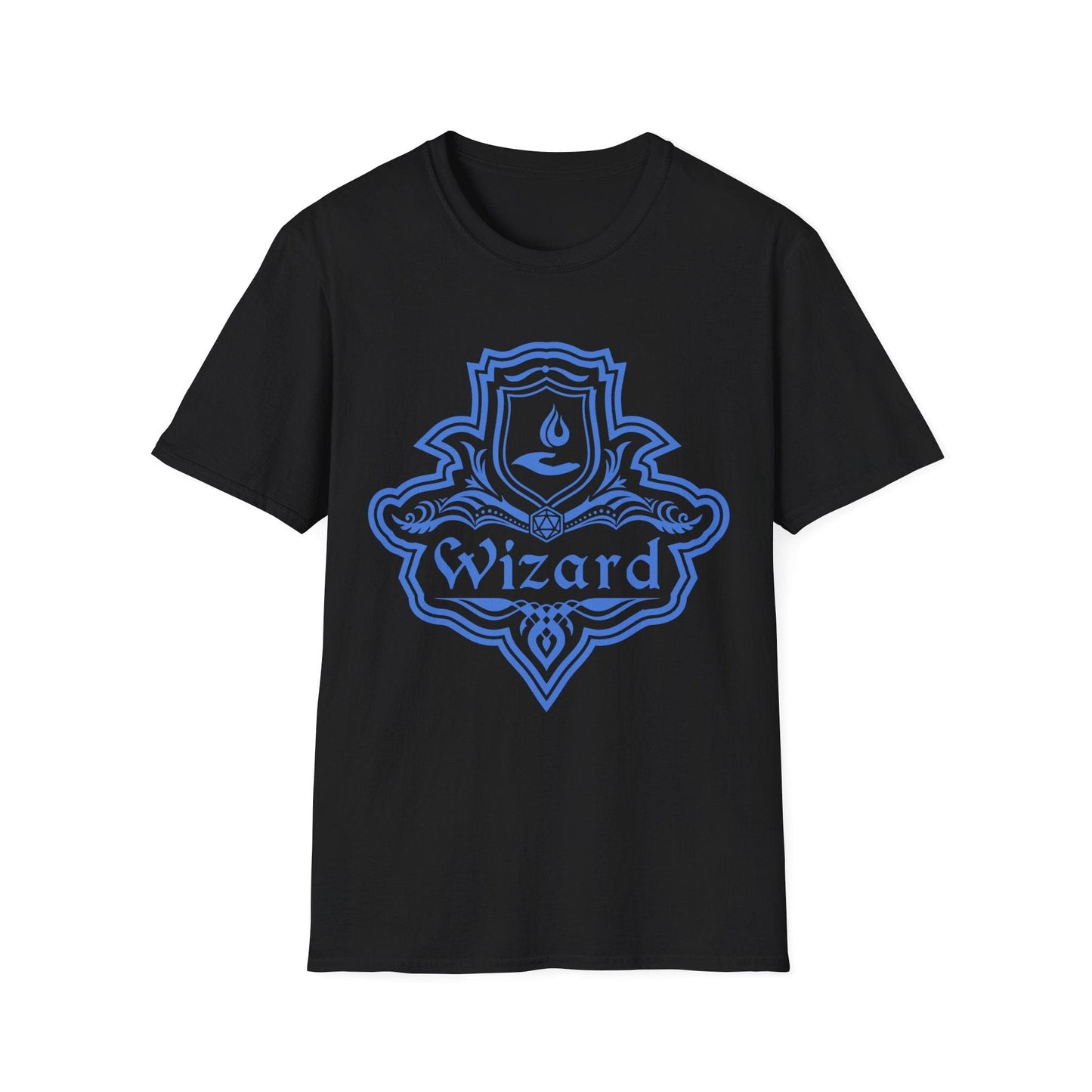 DnD Wizard Class Emblem T-Shirt Sunburst RPG