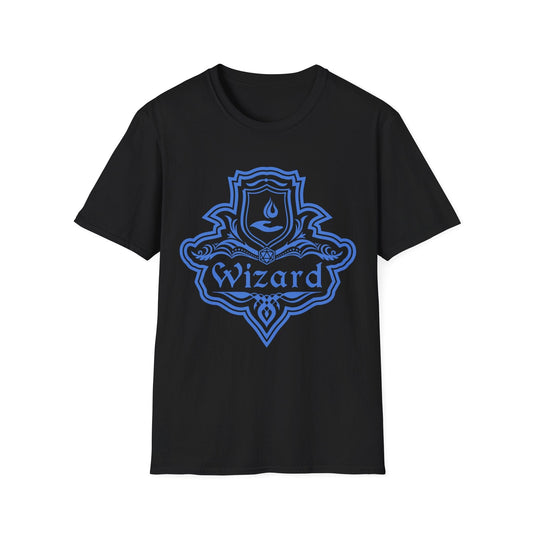 DnD Wizard Class Emblem T-Shirt Sunburst RPG