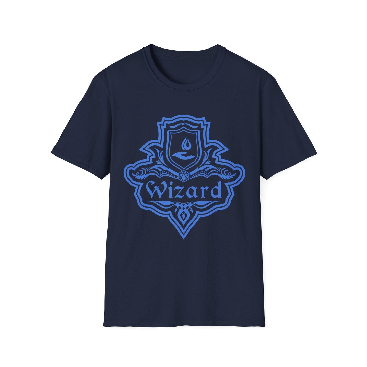 DnD Wizard Class Emblem T-Shirt Sunburst RPG