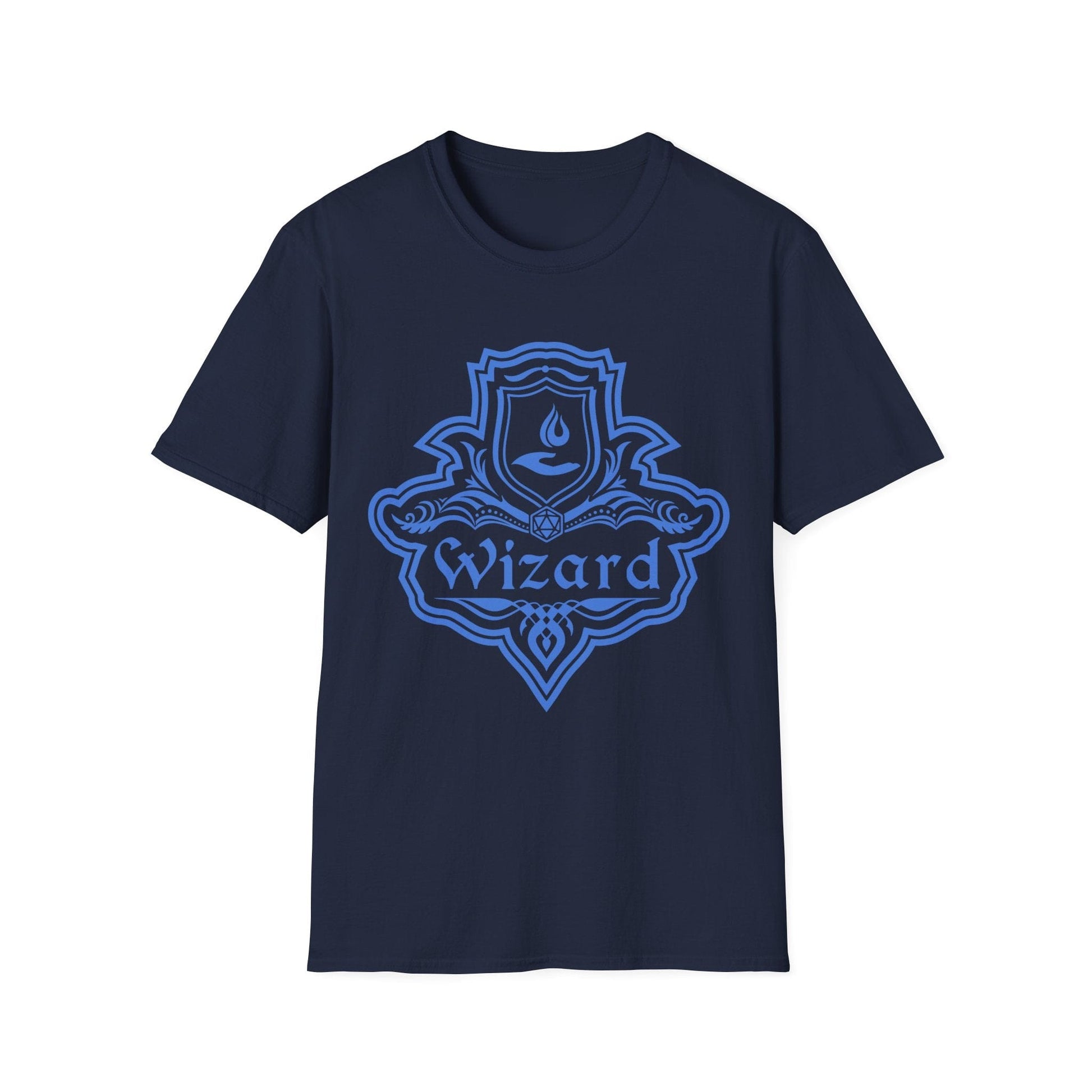 DnD Wizard Class Emblem T-Shirt Sunburst RPG