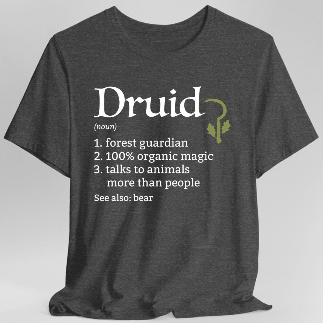 Druid Class Definition D&D T-Shirt Sunburst RPG